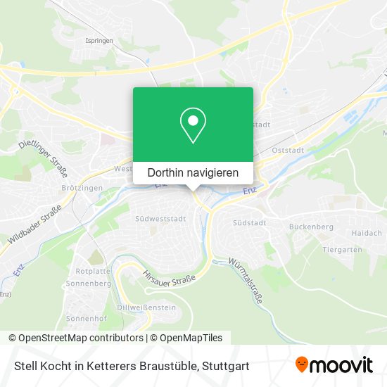 Stell Kocht in Ketterers Braustüble Karte