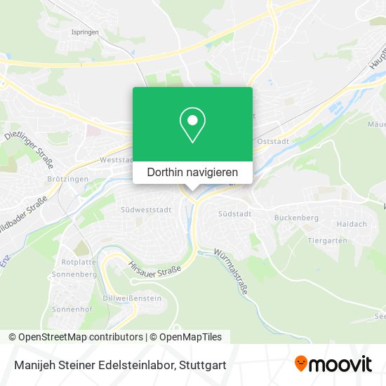 Manijeh Steiner Edelsteinlabor Karte