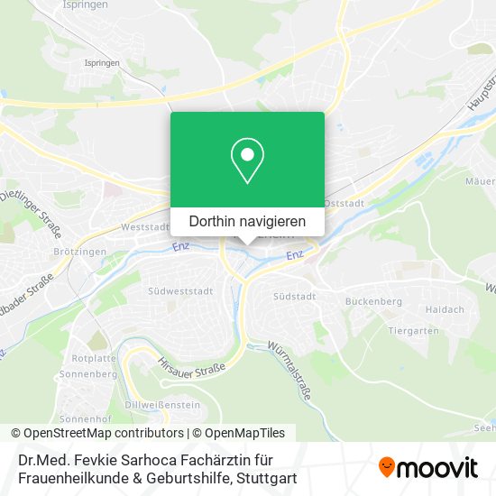 Dr.Med. Fevkie Sarhoca Fachärztin für Frauenheilkunde & Geburtshilfe Karte