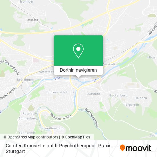 Carsten Krause-Leipoldt Psychotherapeut. Praxis Karte