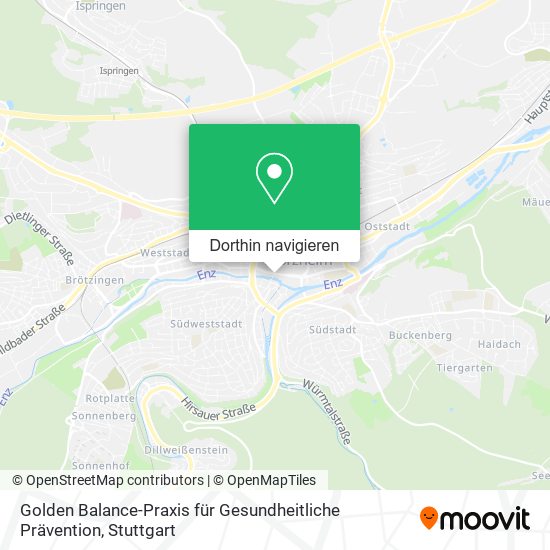 Golden Balance-Praxis für Gesundheitliche Prävention Karte