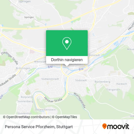 Persona Service Pforzheim Karte