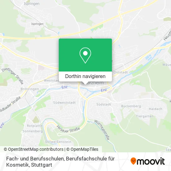 Fach- und Berufsschulen, Berufsfachschule für Kosmetik Karte