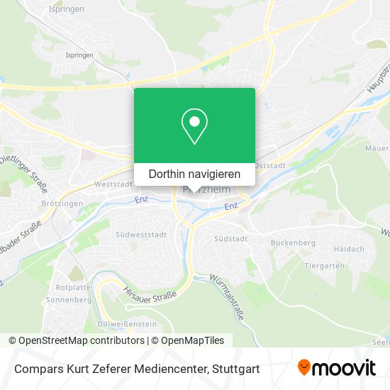 Compars Kurt Zeferer Mediencenter Karte