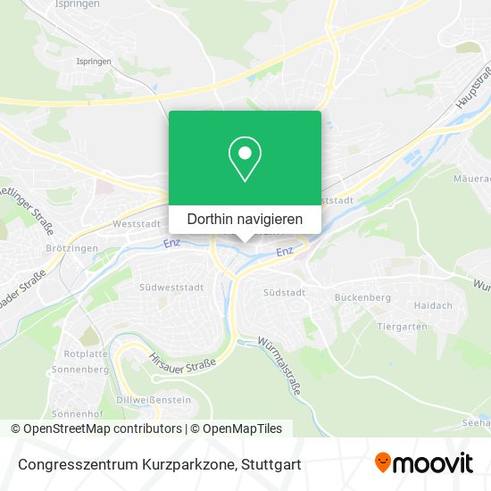 Congresszentrum Kurzparkzone Karte