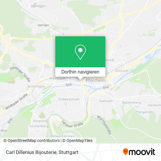 Carl Dillenius Bijouterie Karte