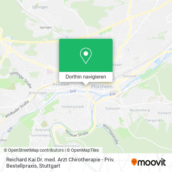 Reichard Kai Dr. med. Arzt Chirotherapie - Priv. Bestellpraxis Karte