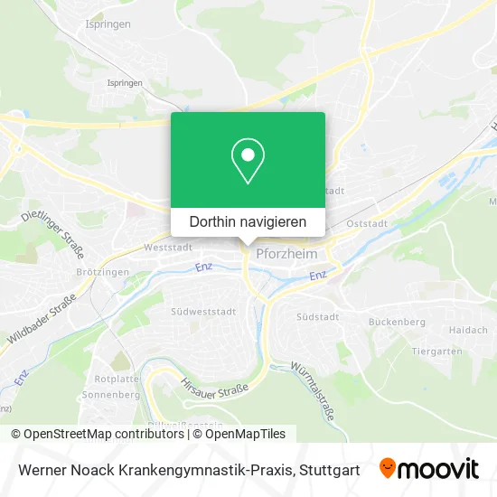 Werner Noack Krankengymnastik-Praxis Karte