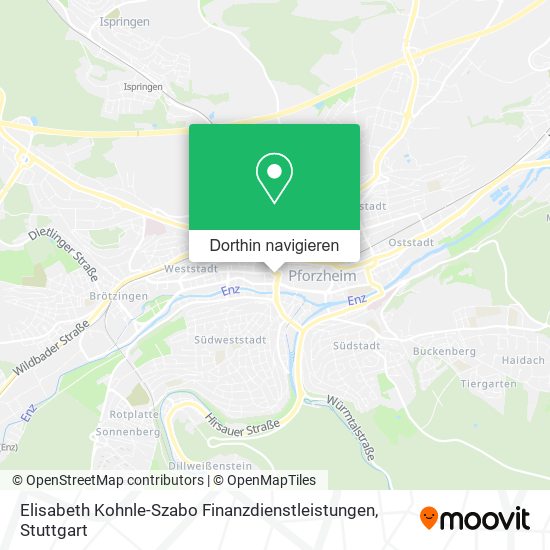 Elisabeth Kohnle-Szabo Finanzdienstleistungen Karte