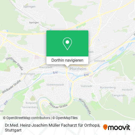 Dr.Med. Heinz-Joachim Müller Facharzt für Orthopä Karte