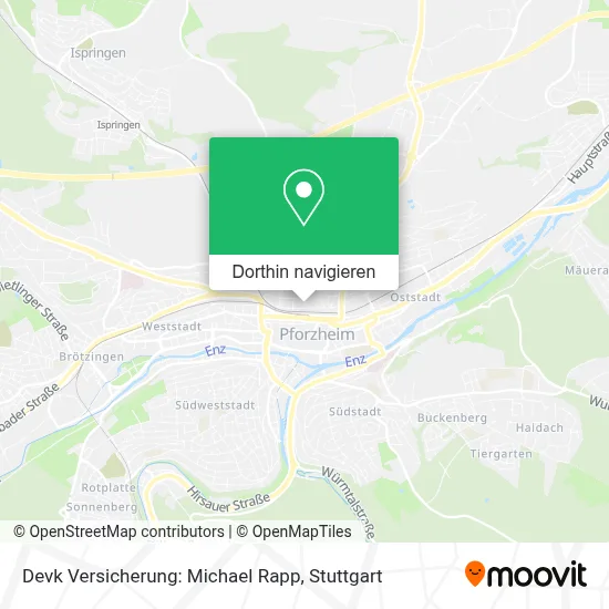 Devk Versicherung: Michael Rapp Karte