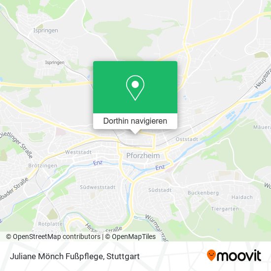 Juliane Mönch Fußpflege Karte
