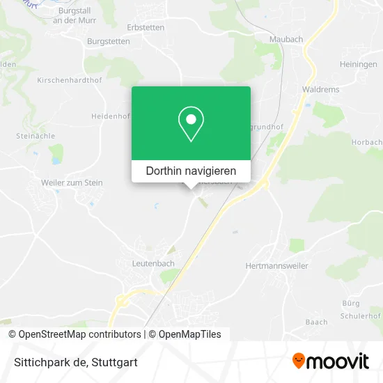 Sittichpark de Karte