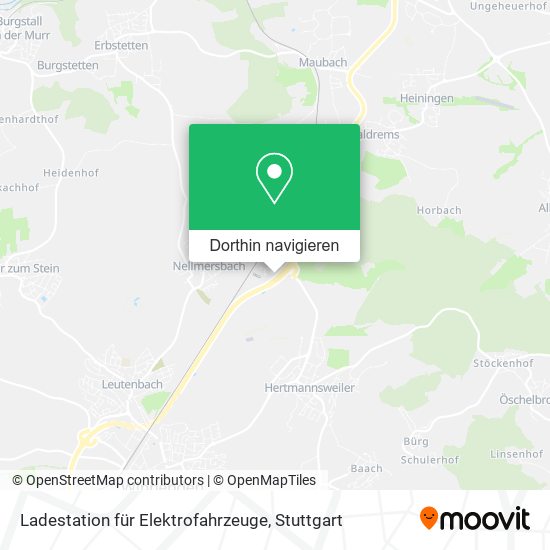 Ladestation für Elektrofahrzeuge Karte