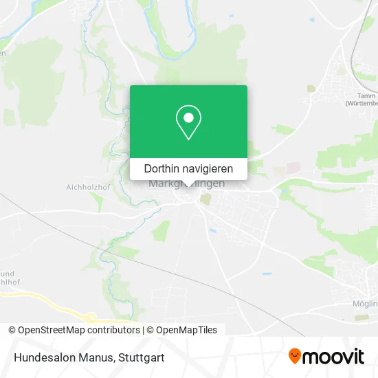 Hundesalon Manus Karte