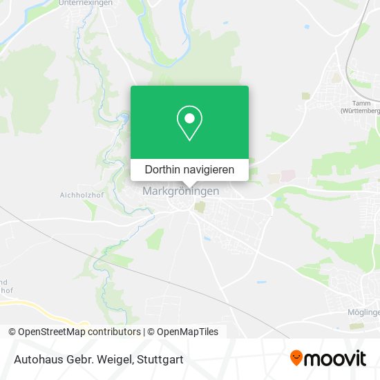 Autohaus Gebr. Weigel Karte