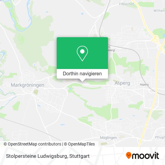Stolpersteine Ludwigsburg Karte