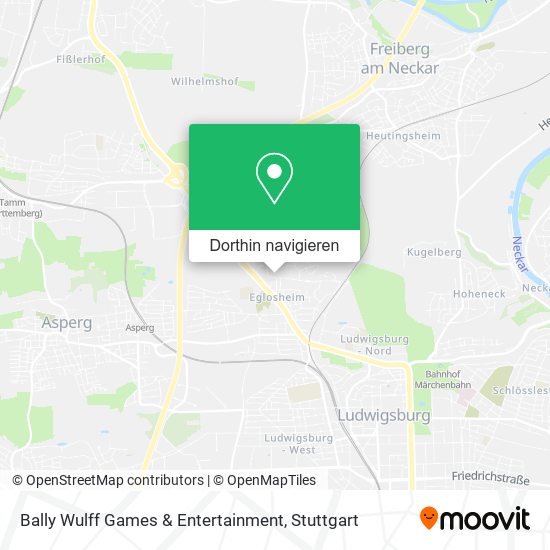 Bally Wulff Games & Entertainment Karte