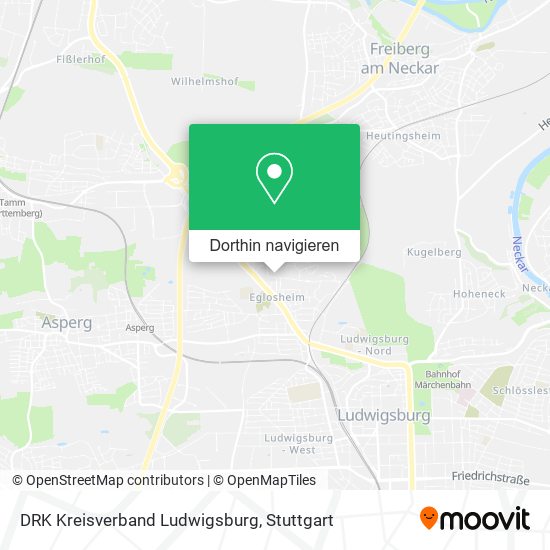 DRK Kreisverband Ludwigsburg Karte