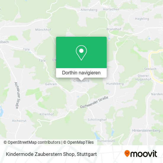 Kindermode Zauberstern Shop Karte