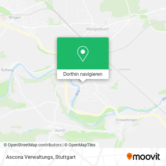 Ascona Verwaltungs Karte