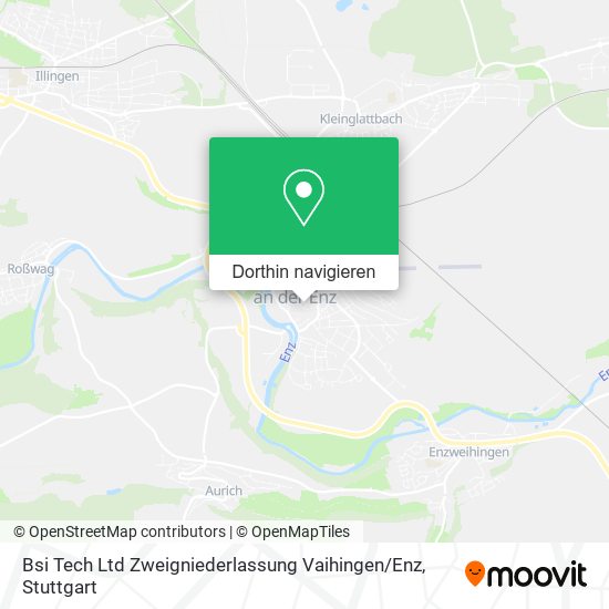 Bsi Tech Ltd Zweigniederlassung Vaihingen / Enz Karte
