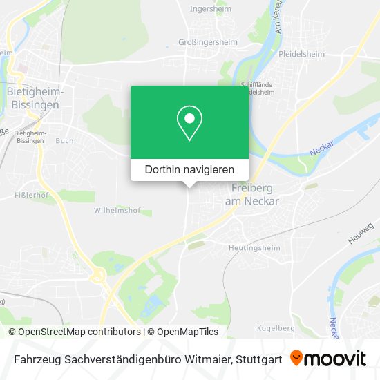 Fahrzeug Sachverständigenbüro Witmaier Karte