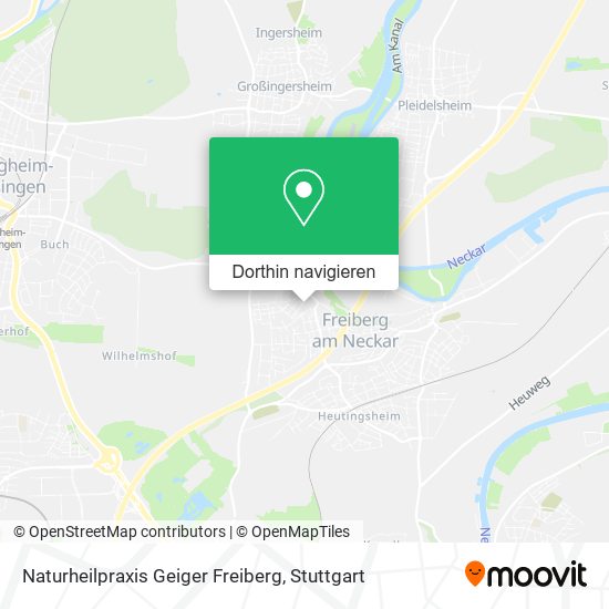 Naturheilpraxis Geiger Freiberg Karte
