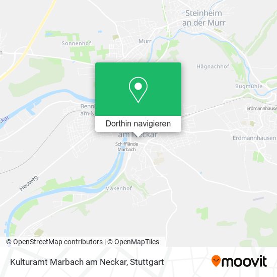 Kulturamt Marbach am Neckar Karte