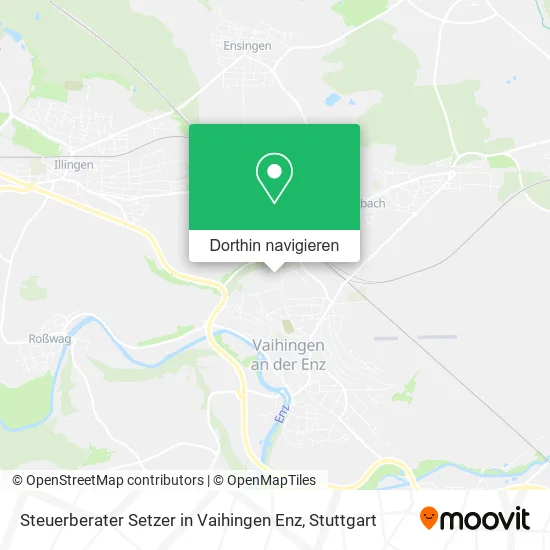 Steuerberater Setzer in Vaihingen Enz Karte
