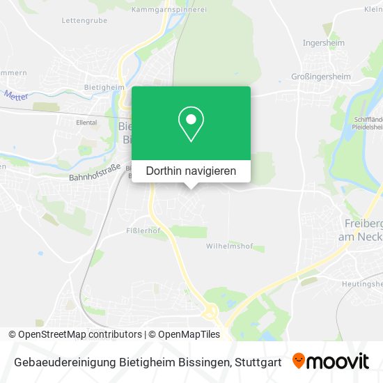 Gebaeudereinigung Bietigheim Bissingen Karte