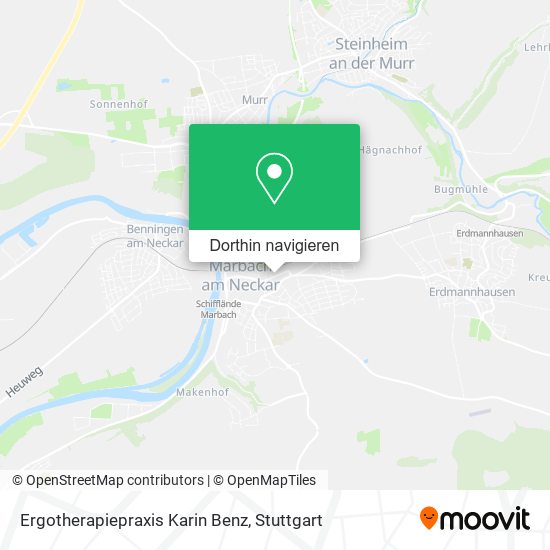 Ergotherapiepraxis Karin Benz Karte