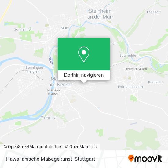 Hawaiianische Maßagekunst Karte
