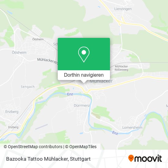 Bazooka Tattoo Mühlacker Karte