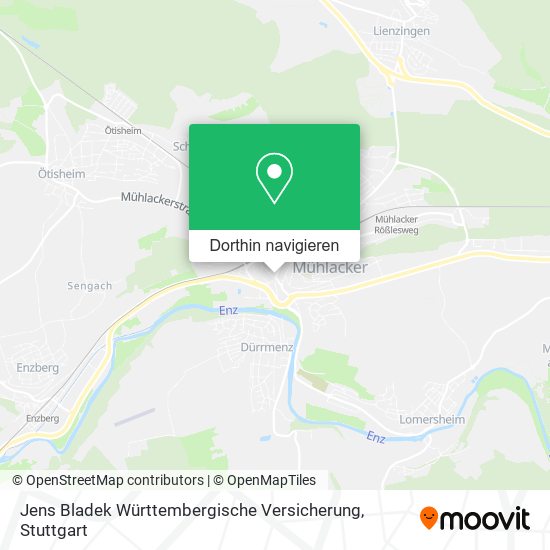 Jens Bladek Württembergische Versicherung Karte