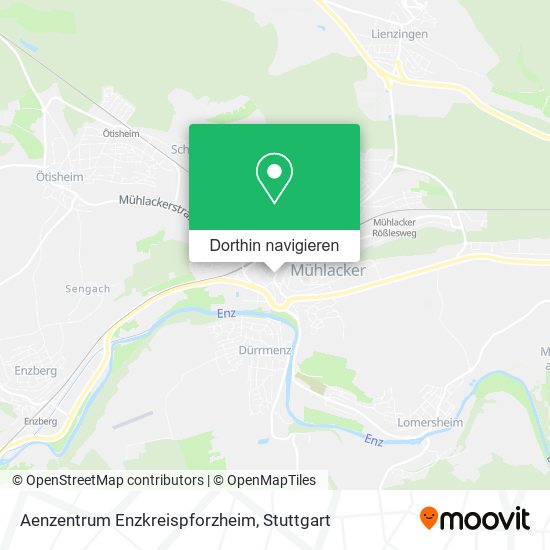 Aenzentrum Enzkreispforzheim Karte