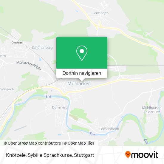 Knötzele, Sybille Sprachkurse Karte