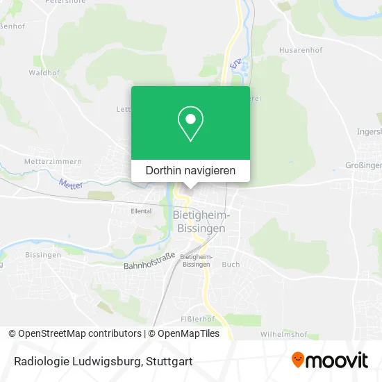 Radiologie Ludwigsburg Karte