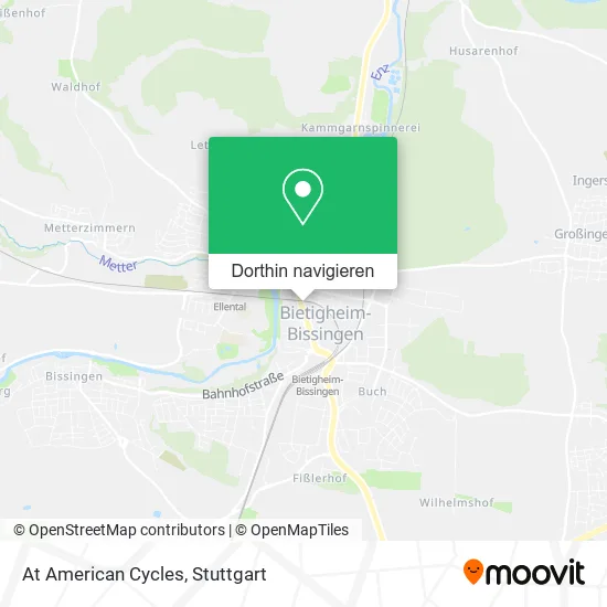 At American Cycles Karte