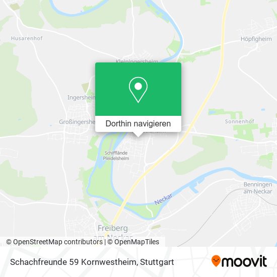 Schachfreunde 59 Kornwestheim Karte