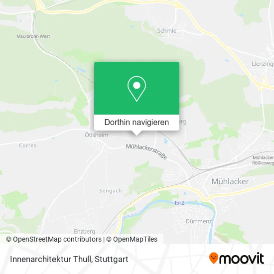 Innenarchitektur Thull Karte