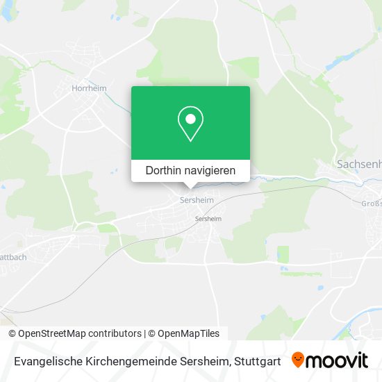 Evangelische Kirchengemeinde Sersheim Karte
