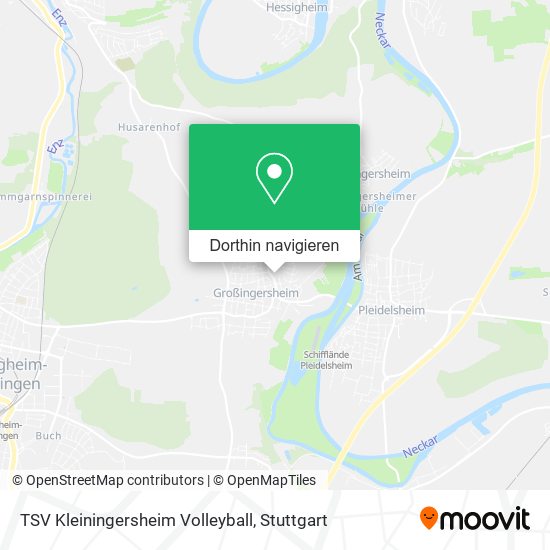 TSV Kleiningersheim Volleyball Karte