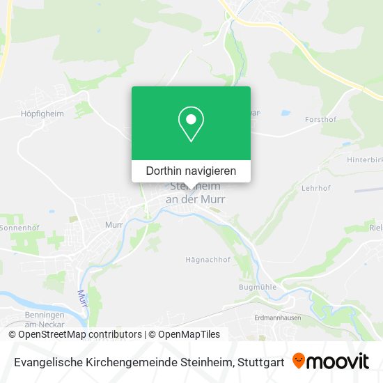 Evangelische Kirchengemeinde Steinheim Karte