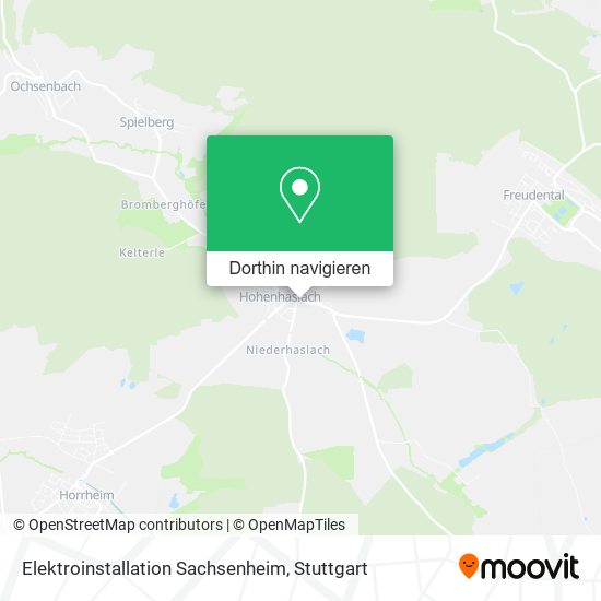 Elektroinstallation Sachsenheim Karte