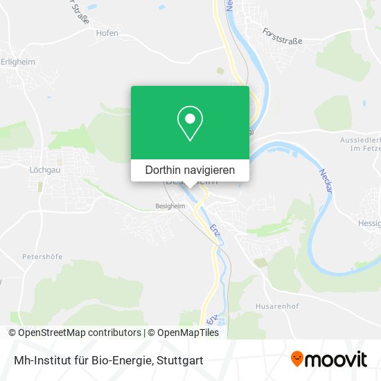 Mh-Institut für Bio-Energie Karte