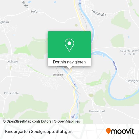 Kindergarten Spielgruppe Karte