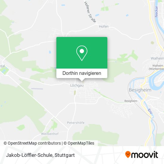 Jakob-Löffler-Schule Karte