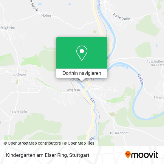 Kindergarten am Elser Ring Karte