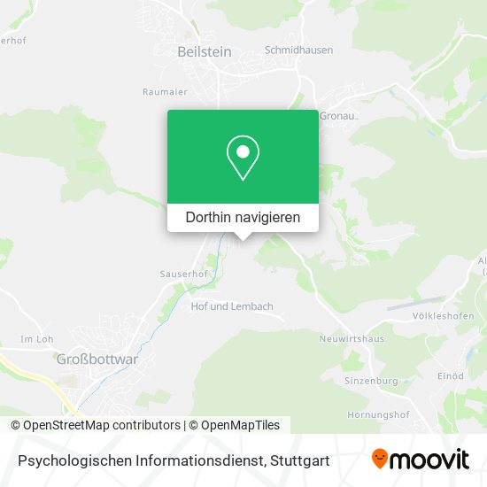 Psychologischen Informationsdienst Karte